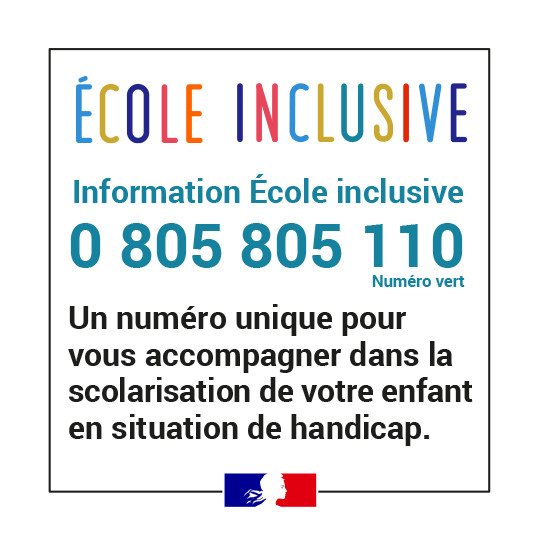 Info Ecole Inclusive : 0805805110