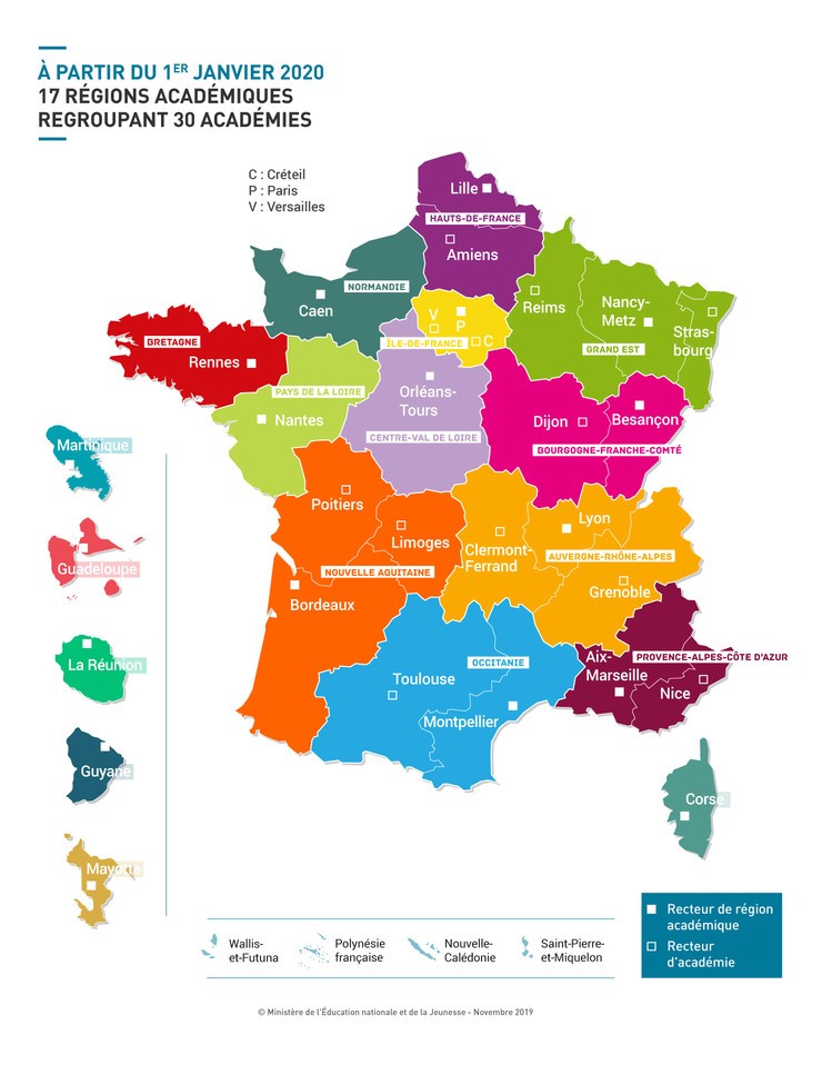 La région académique ProvenceAlpesCôte d'Azur Académie de Nice