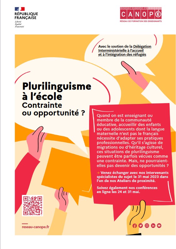 Flyer Canopé Plurilinguisme