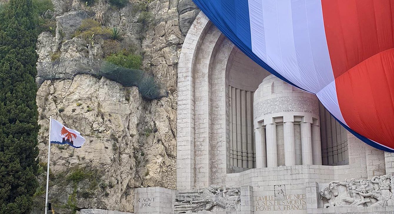 Drapeau 80e Anniversaire Victoire En Europe - 150x90 Cm, Polyester, œillets, Pour Commémoration