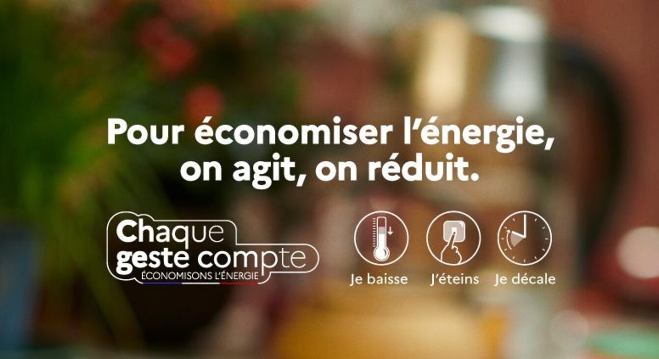 Pour économiser l'énergie, on agit on réduit