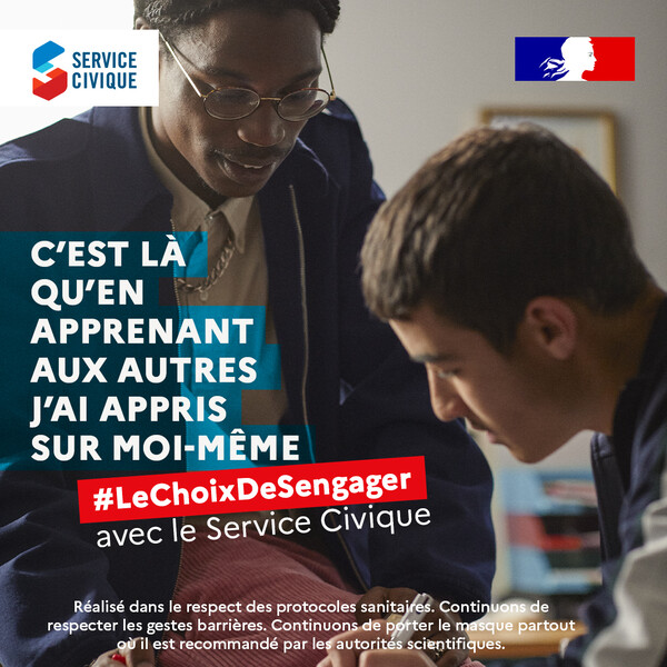 Service civique #LeChoixDeSengager : "C'est là qu'en apprenant aux autres j'ai appris sur moi-même"